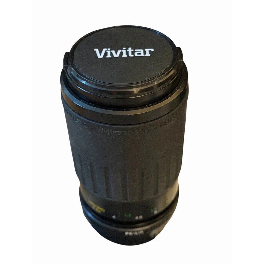 Pentax P3 35mm Camera 50 mm Lens & 70-210mm Vivitar Macro Focusing Zoom Lens